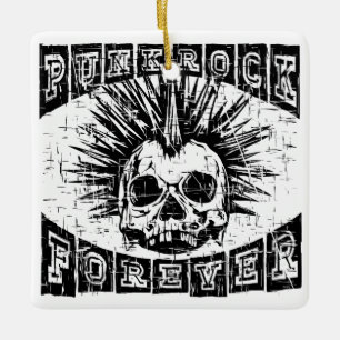 Ornement En Céramique punk rock pour toujours