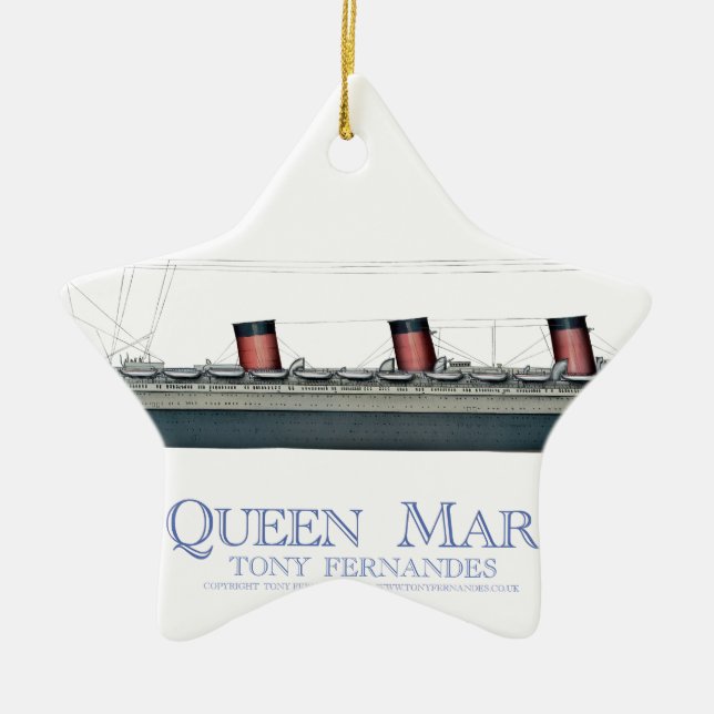 Ornement En Céramique Queen Mary 1936 1 (Devant)