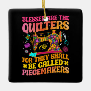 Ornement En Céramique Quilting Sewing Quilt cadeaux Quilter super mignon
