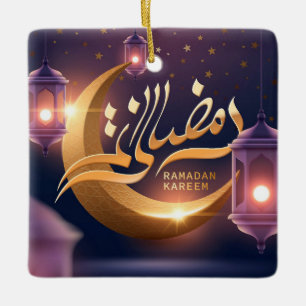 Ornement En Céramique Ramadan Kareem