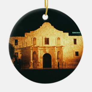 Ornement En Céramique Rappelez-vous l'ornement d'Alamo