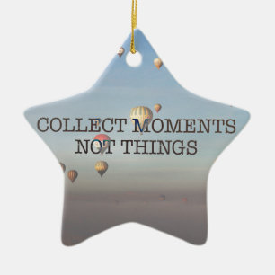 Ornement En Céramique Rassemblez les choses de moments pas