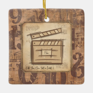 Ornement En Céramique réalisateur, acteur, réalisateur idée cadeau