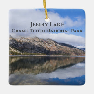 Ornement En Céramique Réflexion sur Jenny Lake Grand Teton National Park