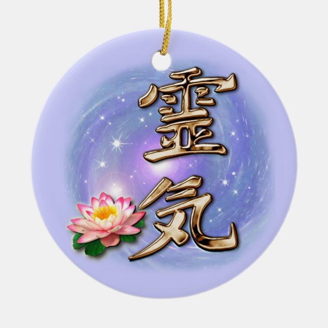 Ornement En Céramique Reiki (Devant)