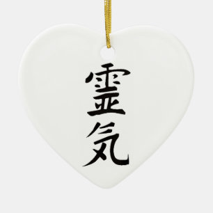 Ornement En Céramique Reiki du coeur