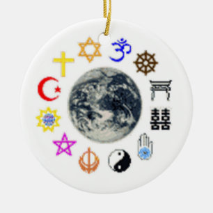ORNEMENT EN CÉRAMIQUE RELIGIONS DU MONDE