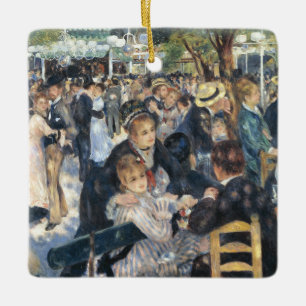Ornement En Céramique Renoir Danse au Moulin de la Galette Vintage