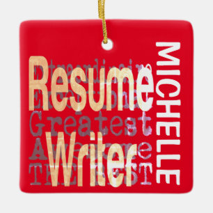 Ornement En Céramique Reprendre Writer Extraordinaire PERSONNALISÉ