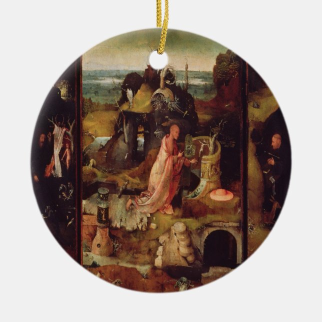 Ornement En Céramique Retable des ermites (huile sur le panneau) (Devant)