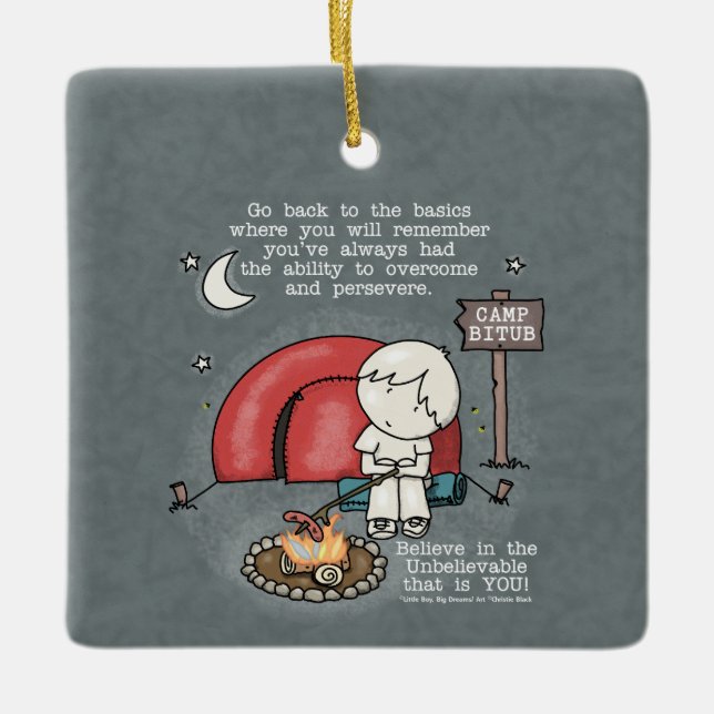 Ornement En Céramique Retour aux fondamentaux (Devant)