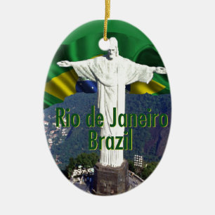 Ornement En Céramique Rio de Janeiro Brésil