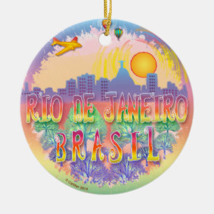 Ornement En Céramique Rio Rio