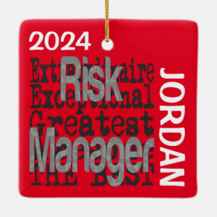Ornement En Céramique Risk Manager Extraordinaire CUSTOM