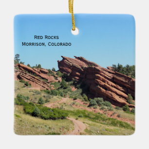 Ornement En Céramique Roches rouges en Morrison, le Colorado