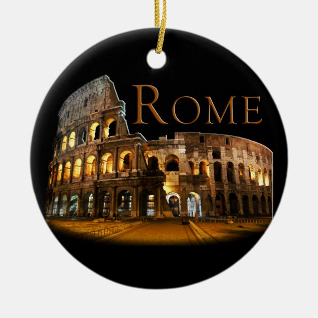 Ornement En Céramique Rome : Le Colosseum (Devant)