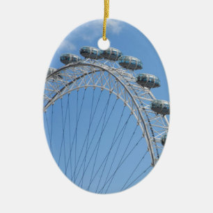 Ornement En Céramique Roue de ferris d'oeil de Londres