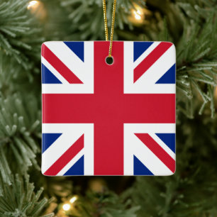 Ornement En Céramique Royaume-Uni Union Jack Drapeau des colonies britan