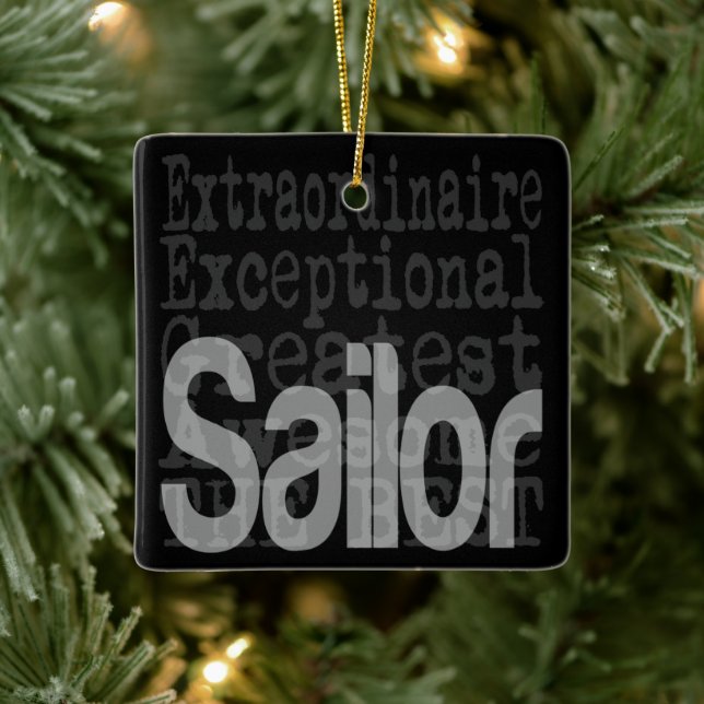 Ornement En Céramique Sailor Extraordinaire (Arbre)