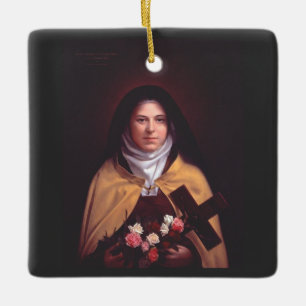 Ornement En Céramique Saint-Thérèse de Lisieux