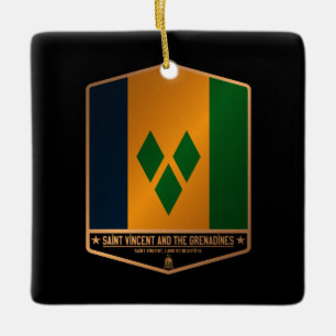 Ornement En Céramique Saint-Vincent-et-les Grenadines