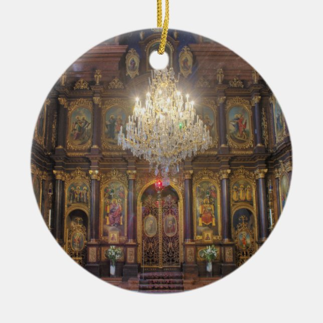 Ornement En Céramique Sainte Trinité Eglise grecque orthodoxe Vienne Aut (Devant)