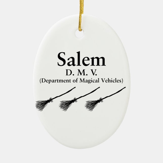 Ornement En Céramique Salem DMV (Devant)