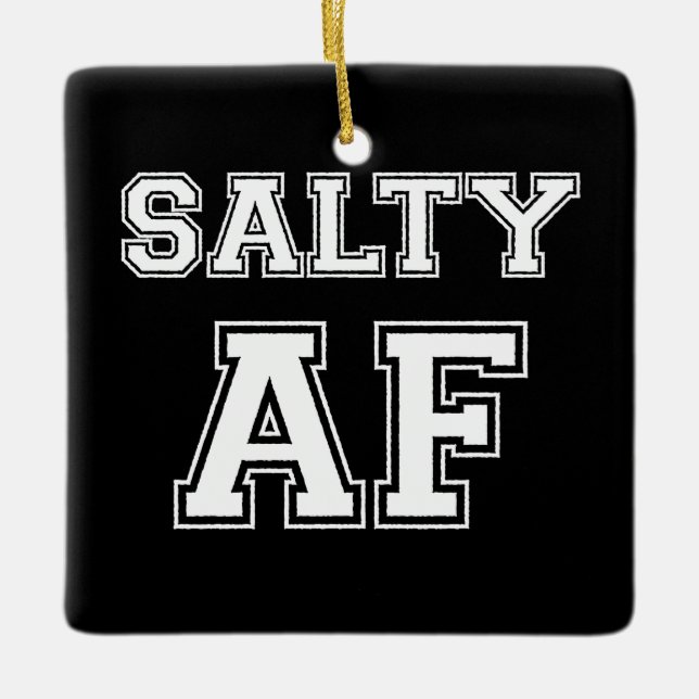 ORNEMENT EN CÉRAMIQUE SALTY AF PONG PONG BALL (Devant)
