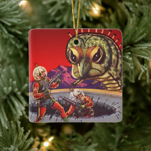 Ornement En Céramique Science-fiction vintage Centipède géant insecte gu