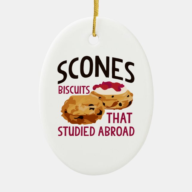 Ornement En Céramique Scones (Devant)