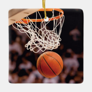 Ornement En Céramique Scoring de basket-ball