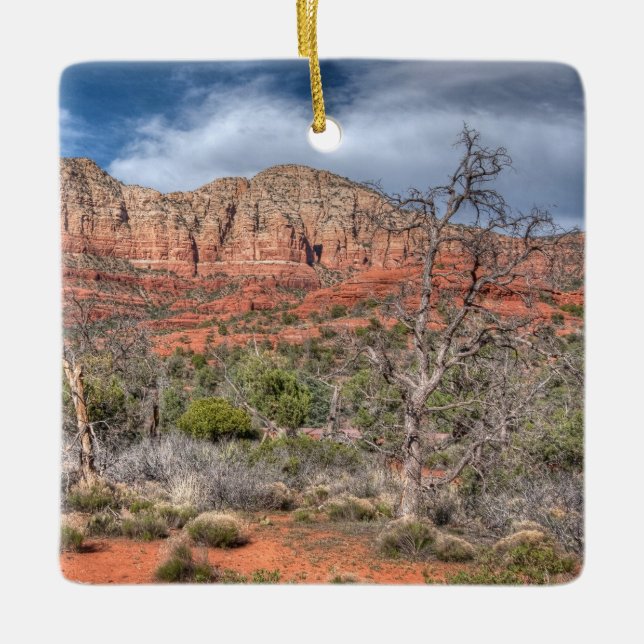 Ornement En Céramique Sedona Arizona paysage rocheux rouge (Devant)