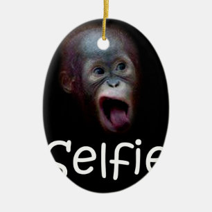 Ornement En Céramique Selfie