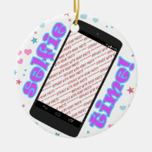 Selfie Time ! Cadre photo forme téléphone