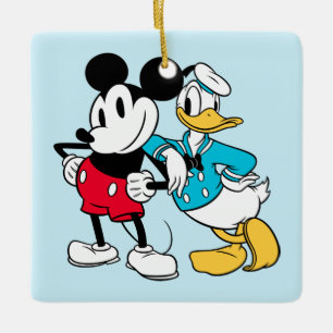 Ornement En Céramique Sensational 6 Mickey Mouse & Donald Duck