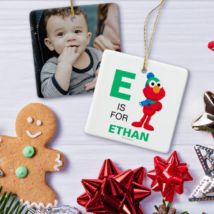 Ornement En Céramique Sesame Street   Elmo en hiver