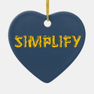 Ornement En Céramique Simplifier