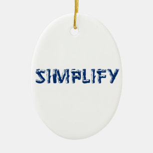 Ornement En Céramique Simplifier