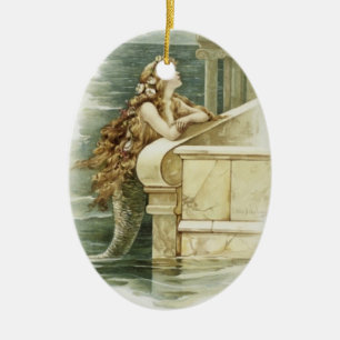 Ornement En Céramique Sirène classique