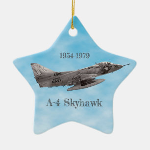 Ornement en céramique Skyhawk A-4