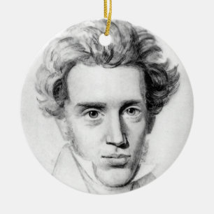 ORNEMENT EN CÉRAMIQUE "SOREN KIERKEGAARD "