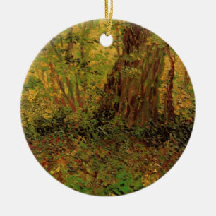 Ornement En Céramique Sous-bois par Vincent van Gogh
