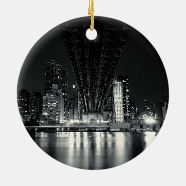 Ornement En Céramique Sous le pont de QueensBoro - NYC (Dos)