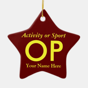 Ornement En Céramique Souvenir de lettre de fac d'université ou de lyc