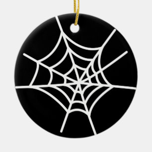 Ornement En Céramique Spider Web