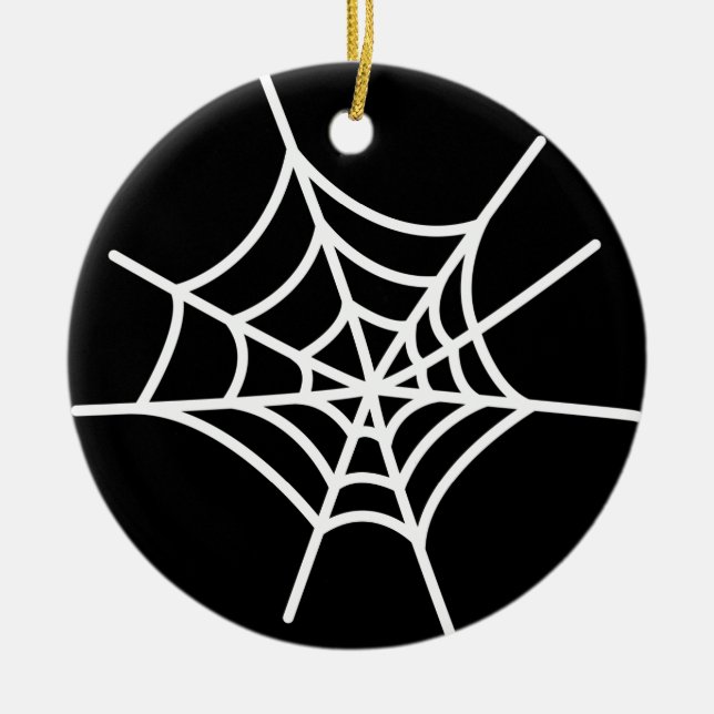 Ornement En Céramique Spider Web (Devant)
