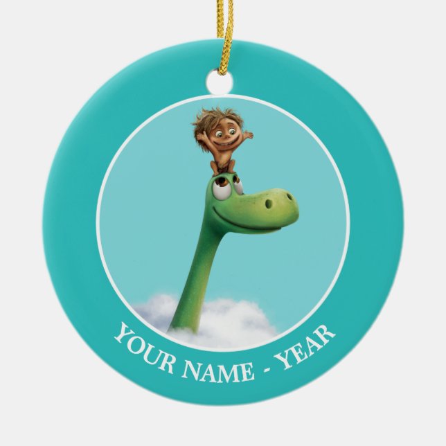 Ornement En Céramique Spot Et Arlo Tête Dans Les Nuages (Devant)