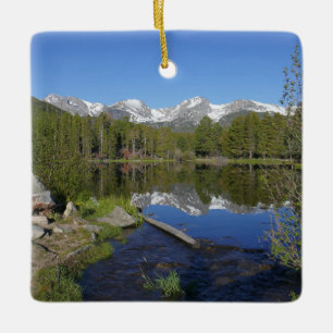 Ornement En Céramique Sprague Lake II au Parc national de Rocky Mountain