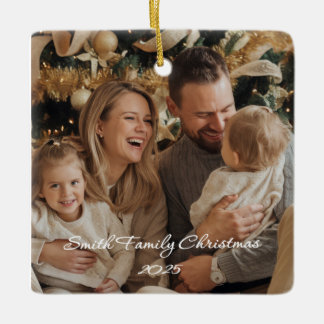 Ornement En Céramique Square Ceramic Ornament