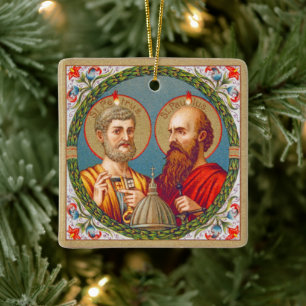 Ornement En Céramique SS. Pierre et Paul, Apôtres (JMAS 01)